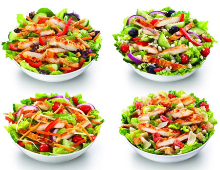 dressings for salads. from seven dressings,